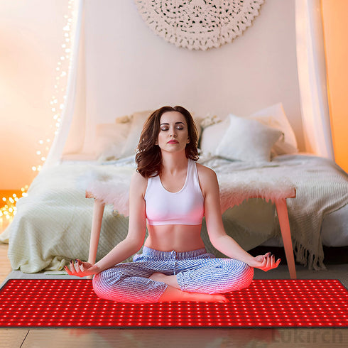 2024 Lukirch® Medical Grade Full Body Red Light Therapy Blanket with Romote, Red Light Therapy Pad at Home, Infrared Light Therapy